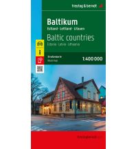 Road Maps Baltic states Baltikum, Autokarte 1:400.000, freytag & berndt Freytag-Berndt und Artaria