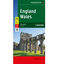f&b Straßenkarten England - Wales, Straßenkarte 1:400.000, freytag & berndt Freytag-Berndt und Artaria