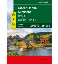 Road Maps United Kingdom Großbritannien - Nordirland, Autoatlas 1:200.000 - 1:266.000, freytag & berndt Freytag-Berndt und Artaria