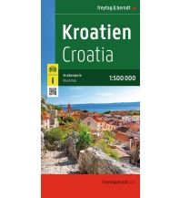 Straßenkarten Kroatien Kroatien, Straßenkarte 1:500.000, freytag & berndt KOMPASS freytag & berndt