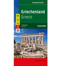 f&b Straßenkarten Griechenland, Straßenkarte 1:500.000, freytag & berndt Freytag-Berndt und Artaria