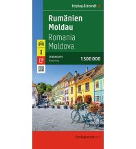 Road Maps Romania Rumänien - Moldau, Straßenkarte 1:500.000, freytag & berndt Freytag-Berndt und Artaria