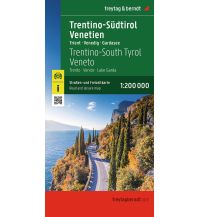 Straßenkarten Italien Trentino-Südtirol - Venetien, Straßenkarte 1:200.000, freytag & berndt KOMPASS freytag & berndt