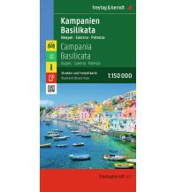 Road Maps Italy Kampanien - Basilikata, Straßen- und Freizeitkarte 1:150.000, freytag & berndt Freytag-Berndt und Artaria