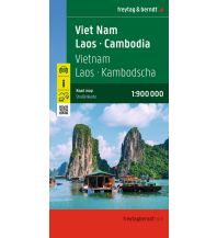 Straßenkarten Asien Vietnam - Laos - Kambodscha, Straßenkarte 1:900.000, freytag & berndt Freytag-Berndt und Artaria
