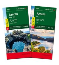 f&b Hiking Maps Azoren, Wanderkarten-Set 1:50.000, WKP 3 Freytag-Berndt und Artaria