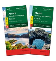 Hiking Maps Portugal Azoren, Wanderkarten-Set 1:50.000, WKP 3 Freytag-Berndt und Artaria