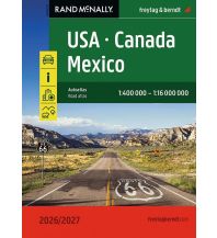 Road & Street Atlases USA - Canada - Mexico, Autoatlas 1:400.000 - 1:16.000.000, 2026/2027, freytag & berndt Freytag-Berndt und Artaria