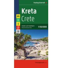 Straßenkarten Griechenland Kreta, Straßen- und Freizeitkarte 1:150.000, freytag & berndt KOMPASS freytag & berndt