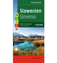 Road Maps Slovenia Slowenien, Straßen- und Freizeitkarte 1:150.000, freytag & berndt KOMPASS freytag & berndt