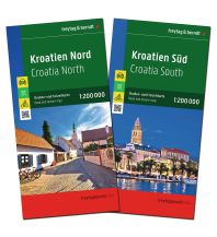 Straßenkarten Kroatien Kroatien, Straßenkarten-Set 1:200.000, freytag & berndt KOMPASS freytag & berndt