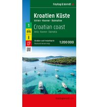 Road Maps Croatia Kroatien Küste, Straßen- und Freizeitkarte 1:200.000, freytag & berndt KOMPASS freytag & berndt