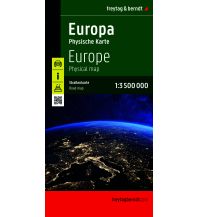 Straßenkarten Europa Europa physisch, Autokarte 1:3.500.000, freytag & berndt KOMPASS freytag & berndt