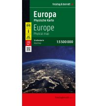 Road Maps Europe Europa physisch, Autokarte 1:3.500.000, freytag & berndt KOMPASS freytag & berndt