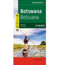 Straßenkarten Botswana Botsuana, Straßenkarte 1:1.100.000, freytag & berndt KOMPASS freytag & berndt