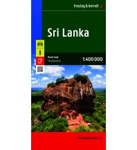Straßenkarten Asien Sri Lanka, Straßenkarte 1:500.000, freytag & berndt KOMPASS freytag & berndt