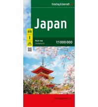Straßenkarten Asien Japan, Straßenkarte 1:1.000.000, freytag & berndt KOMPASS freytag & berndt