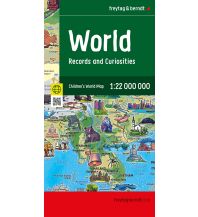 Straßenkarten World Map for Children, 1:22.000.000, folded, freytag & berndt KOMPASS freytag & berndt