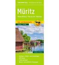 Hiking Maps Mecklenburg-Vorpommern Müritz, Rad- und Wanderkarte 1:50.000, Publicpress KOMPASS freytag & berndt