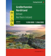 Straßenkarten Großbritannien Großbritannien - Nordirland, Autoatlas 1:200.000 - 1:266.000, freytag & berndt KOMPASS freytag & berndt