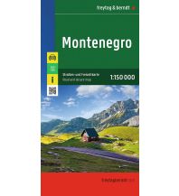 Road Maps Montenegro Montenegro, Straßen- und Freizeitkarte 1:150.000, freytag & berndt KOMPASS freytag & berndt