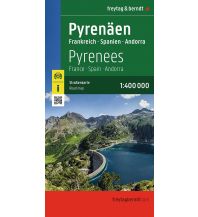 Straßenkarten Spanien Pyrenäen, Straßenkarte 1:400.000, freytag & berndt KOMPASS freytag & berndt