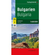 Road Maps Bulgaria Bulgarien, Autokarte 1:400.000, freytag & berndt KOMPASS freytag & berndt