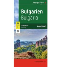 Road Maps Bulgaria Bulgarien, Autokarte 1:400.000, freytag & berndt KOMPASS freytag & berndt