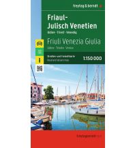 Straßenkarten Italien Friaul-Julisch Venetien, Straßen- und Freizeitkarte 1:150.000, freytag & berndt KOMPASS freytag & berndt
