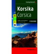 Straßenkarten Frankreich Korsika, Autokarte 1:150.000, freytag & berndt KOMPASS freytag & berndt