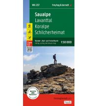 Wanderkarten Steiermark Saualpe, Wander-, Rad- und Freizeitkarte 1:50.000, freytag & berndt, WK 237 KOMPASS freytag & berndt