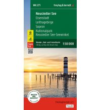 Hiking Maps Burgenland WK 271 Neusiedler See, Eisenstadt, Leithagebirge, Rust, Sopron/Ödenburg, NP Neusiedler See-Seewinkel, Hiking Map 1:50.000 KOMPASS freytag & berndt
