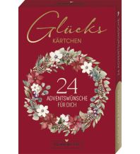 Reisetagebücher Glückskärtchen Advent-24 Adventswünsche Korsch Verlag