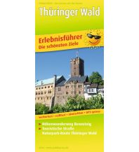 Straßenkarten Thüringer Wald, Erlebnisführer und Karte 1:160.000 KOMPASS freytag & berndt