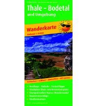 Wanderkarten Harz Thale - Bodetal und Umgebung, Wanderkarte 1:25.000 KOMPASS freytag & berndt