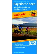 Radkarten Deutschland Radkarte 0103, Bayerische Seen 1:100.000 KOMPASS freytag & berndt