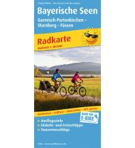 Radkarten Deutschland Radkarte 0103, Bayerische Seen 1:100.000 KOMPASS freytag & berndt