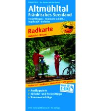 Radkarten Deutschland Altmühltal - Fränkisches Seenland, Radkarte 1:100.000 KOMPASS freytag & berndt
