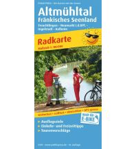 Radkarten Deutschland Altmühltal - Fränkisches Seenland, Radkarte 1:100.000 KOMPASS freytag & berndt