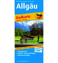 Radkarten Österreich Allgäu, Radkarte 1:100.000 KOMPASS freytag & berndt