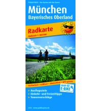 Radkarten Deutschland München - Bayerisches Oberland, Radkarte 1:100.000 KOMPASS freytag & berndt