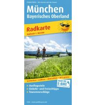 Radkarten Deutschland München - Bayerisches Oberland, Radkarte 1:100.000 KOMPASS freytag & berndt