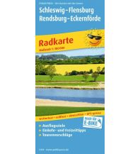 Radkarten Deutschland Schleswig - Flensburg - Rendsberg - Eckernförde, Radkarte 1:100.000 KOMPASS freytag & berndt