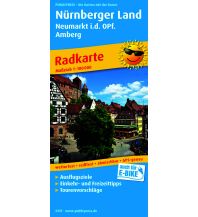 Radkarten Deutschland Nürnberger Land, Radkarte 1:100.000 KOMPASS freytag & berndt