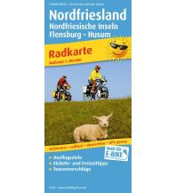 Radkarten Deutschland Nordfriesland, Radkarte 1:100.000 KOMPASS freytag & berndt