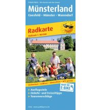 Radkarten Deutschland Münsterland, Radkarte 1:100.000 KOMPASS freytag & berndt