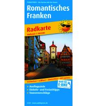 Radkarten Deutschland Romantisches Franken, Radkarte 1:100.000 KOMPASS freytag & berndt