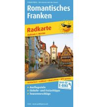 Radkarten Deutschland Romantisches Franken, Radkarte 1:100.000 KOMPASS freytag & berndt