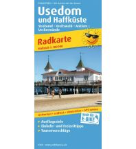 Radkarten Deutschland Usedom und Haffküste, Radkarte 1:100.000 KOMPASS freytag & berndt