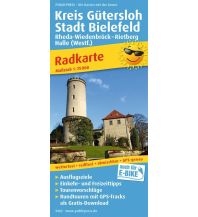 Radkarten Deutschland Kreis Gütersloh - Stadt Bielefeld, Radkarte 1:75.000 KOMPASS freytag & berndt